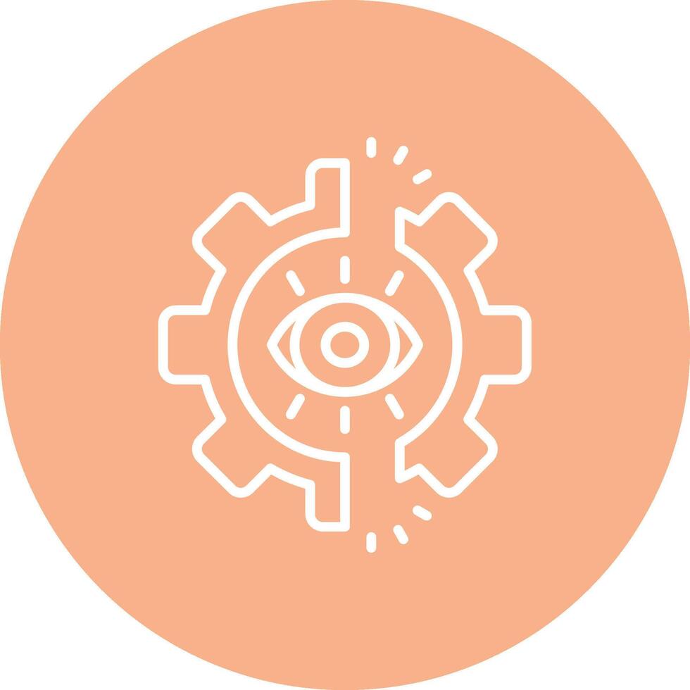 Vision Thin Line Design vector