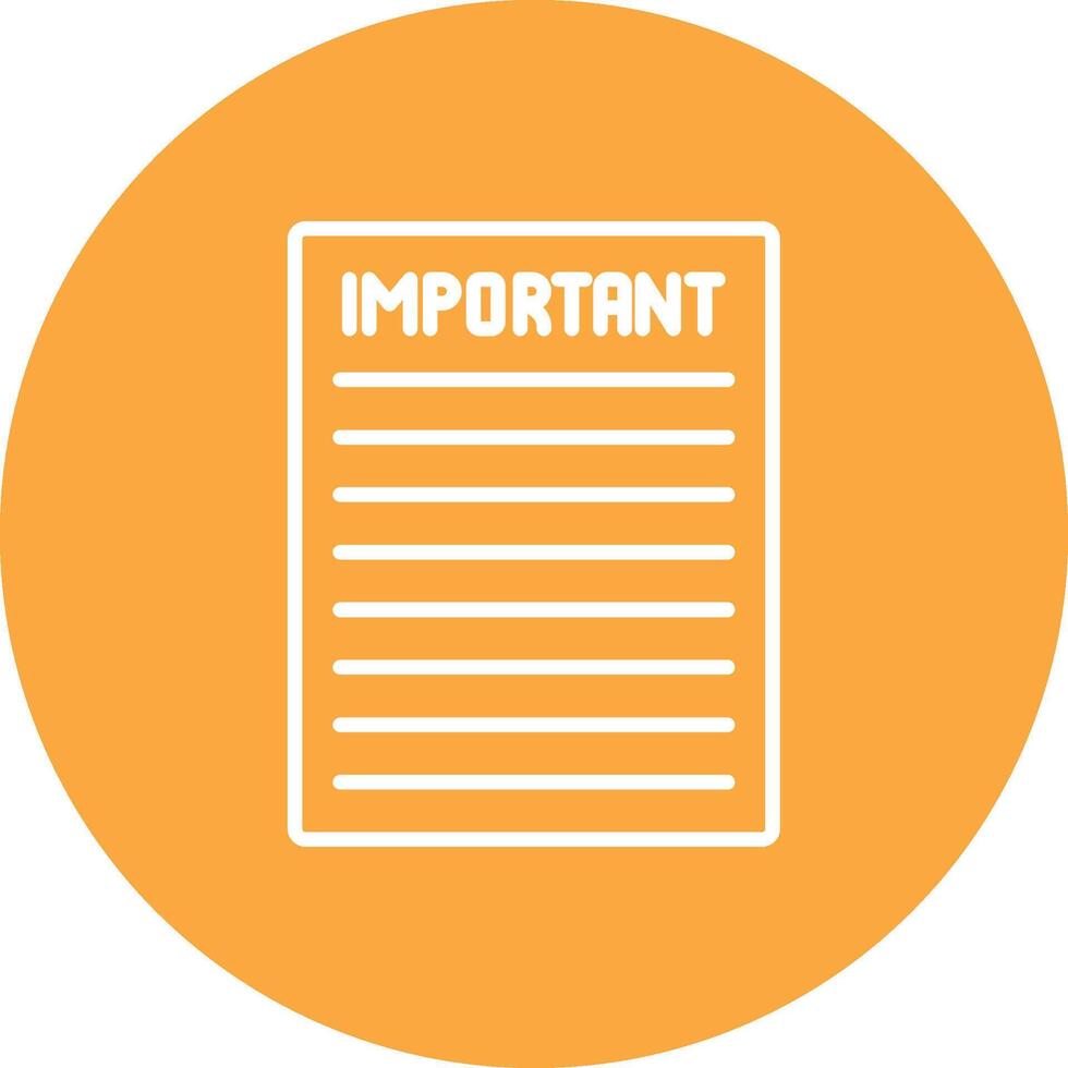 Important Web Interface Symbol vector