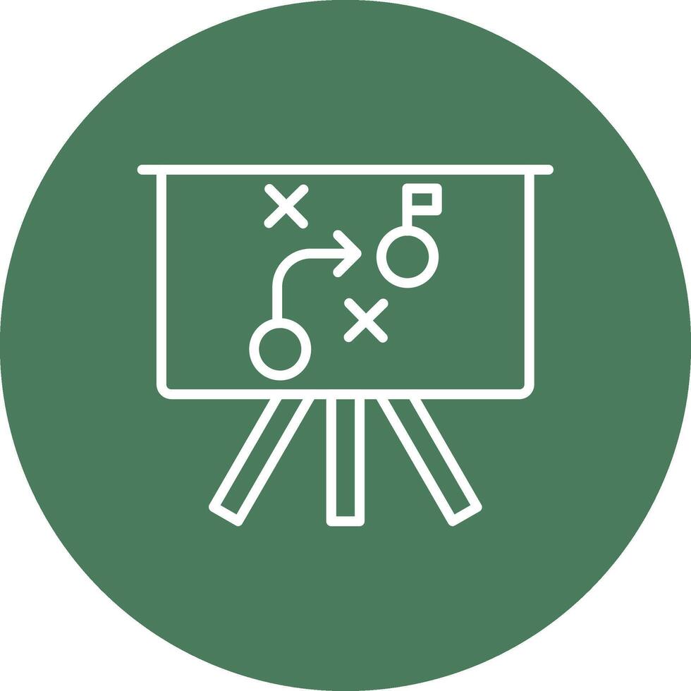 Strategy Wireframe Illustration vector