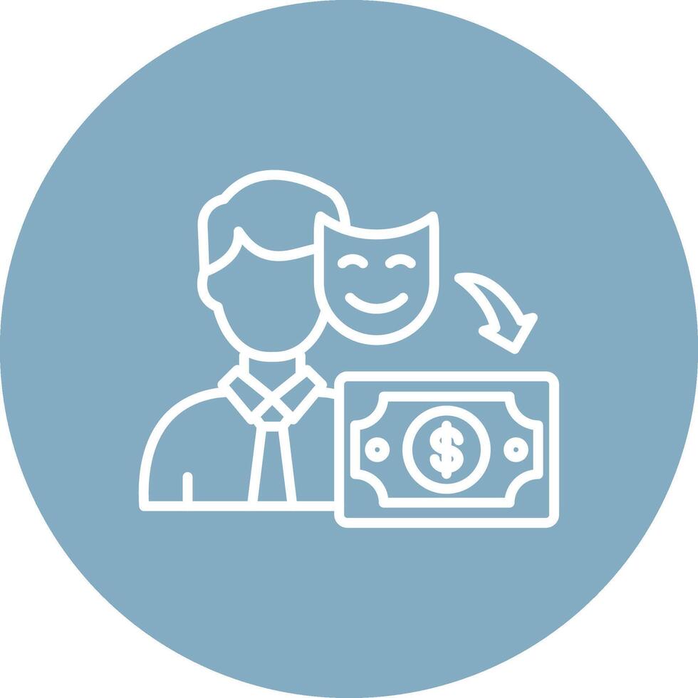 Corrupt Creative Flat Illustration vector