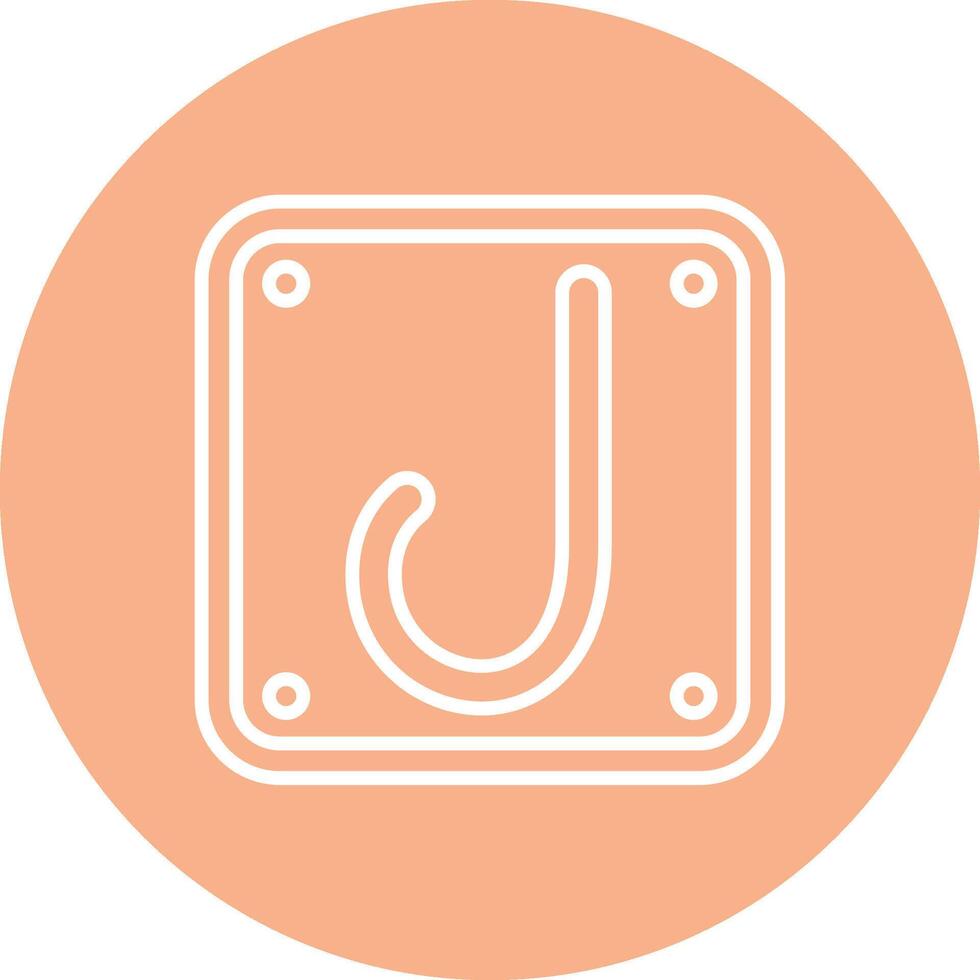 Arabic Language Pastel Theme Icon vector