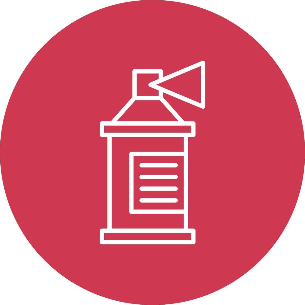 Paint Spray Gradient Style Icon vector