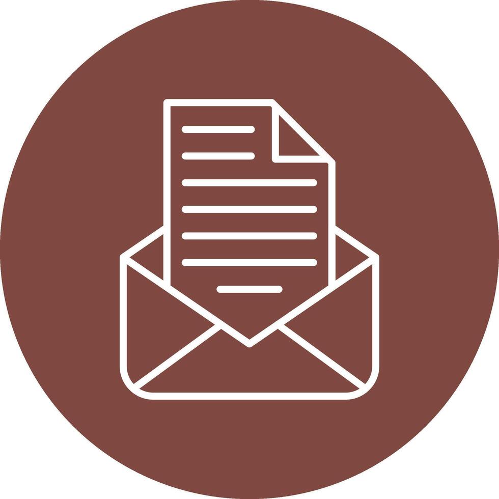 Mail High Contrast Graphic vector