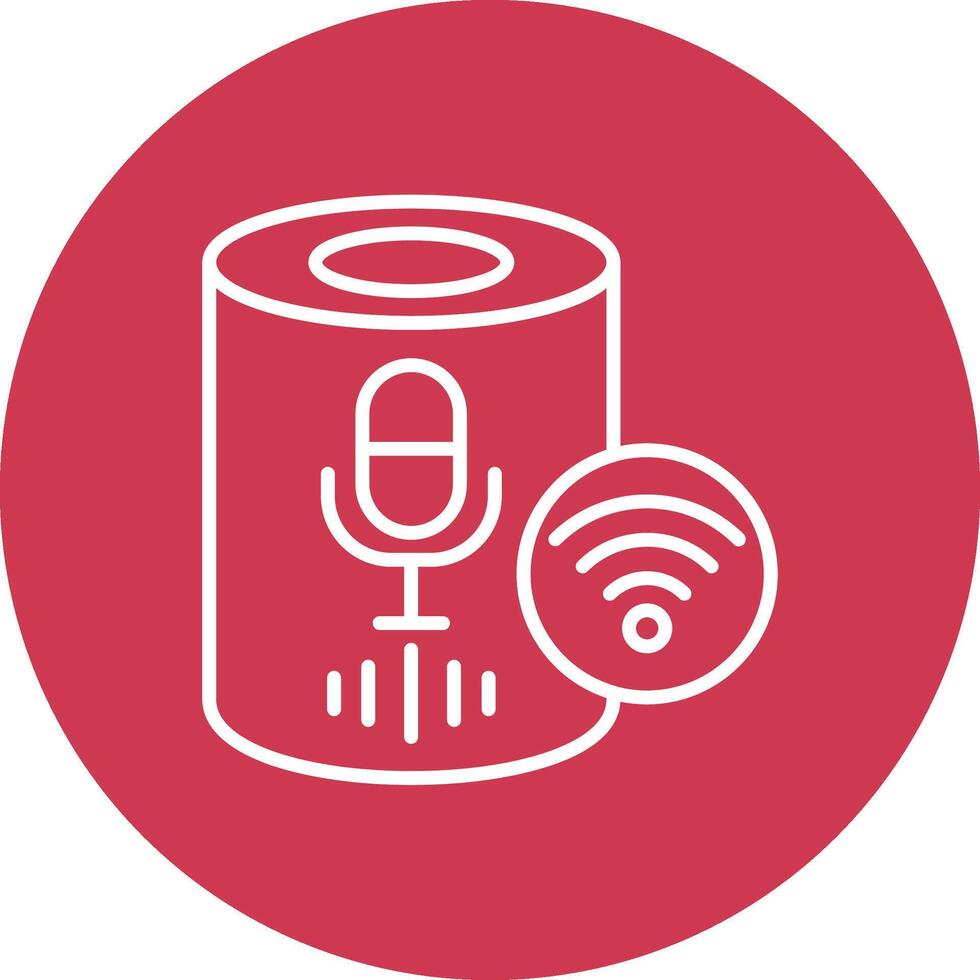 Voice Assistant Smart UI Graphic vector