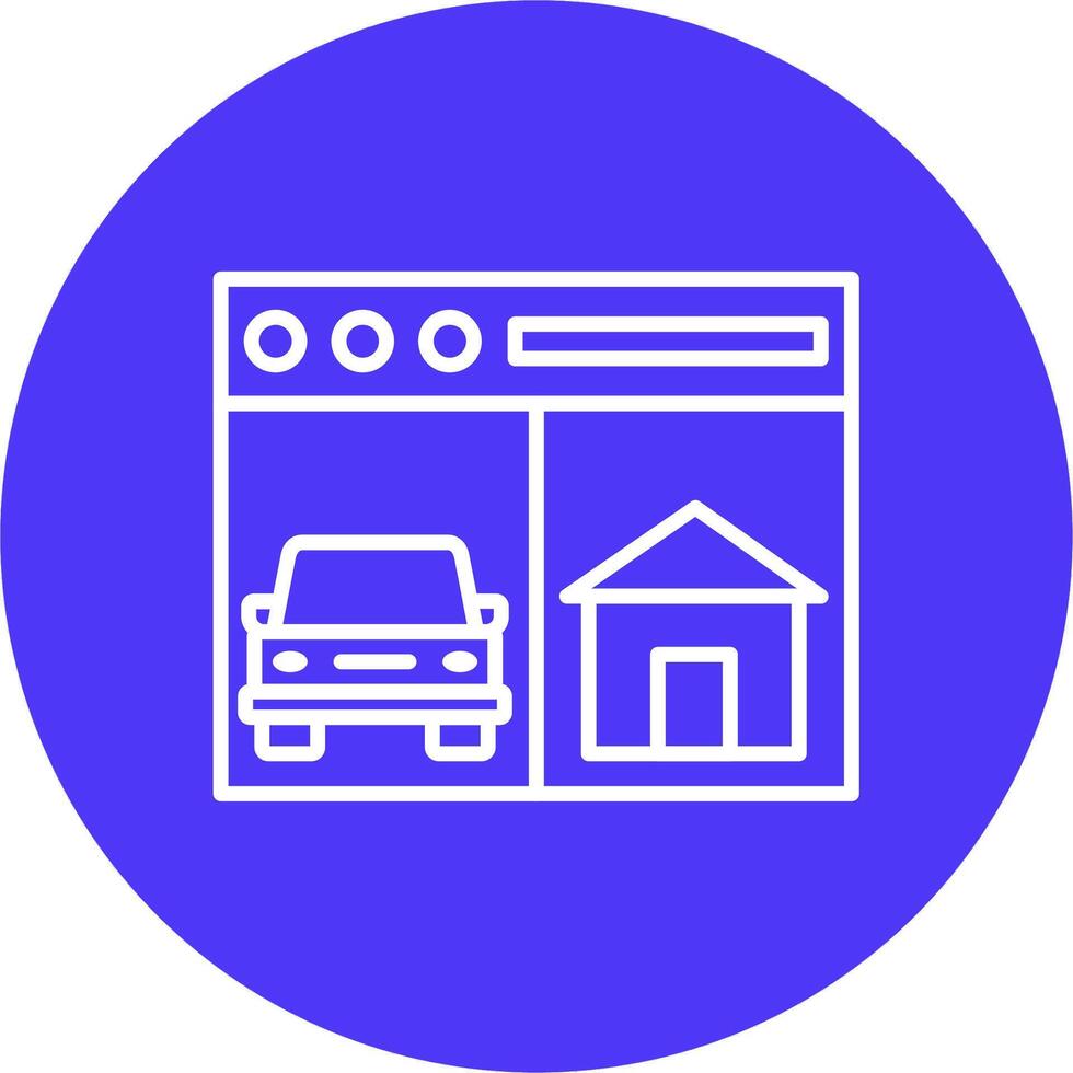 Online Booking App Style Badge vector