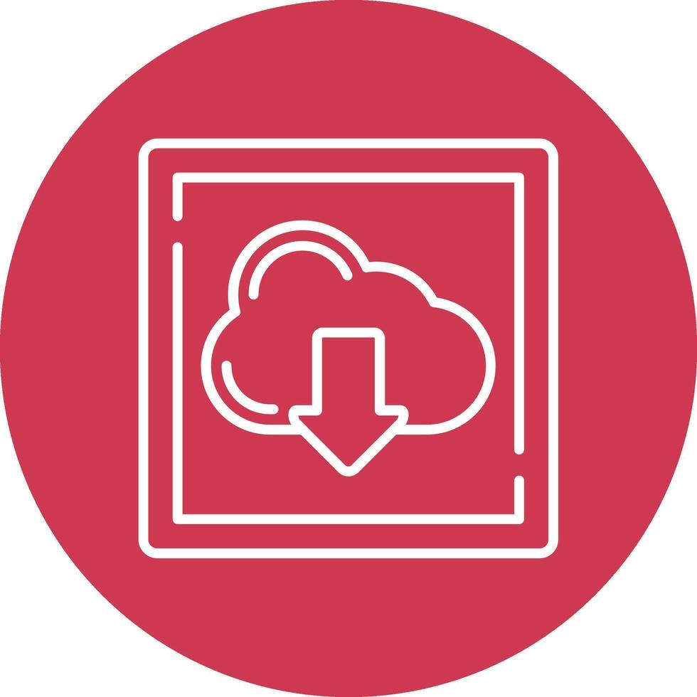 Cloud Download Web Ready Graphic vector