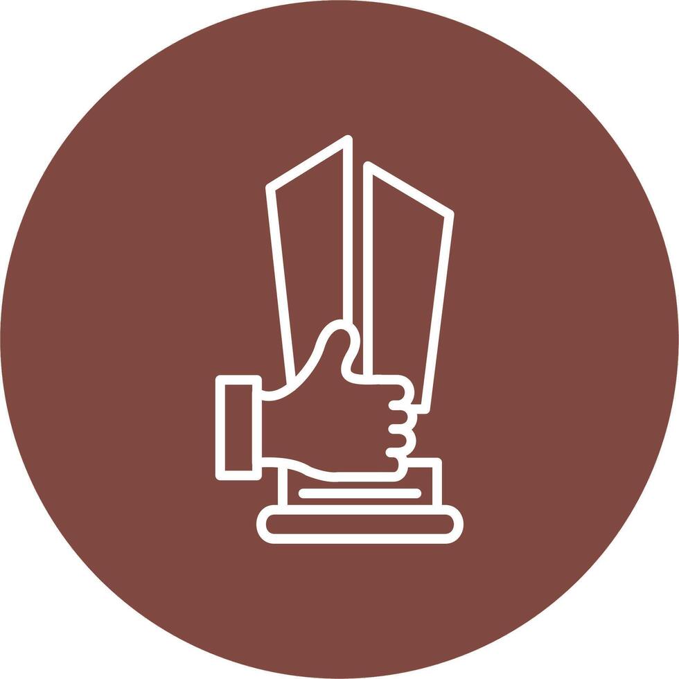 Trophy Cup Interactive Icon Badge vector