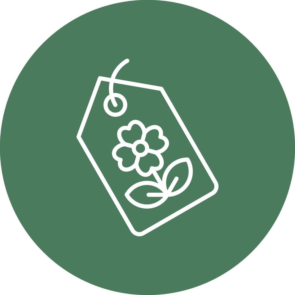 Tag Sleek Graphic Mark vector