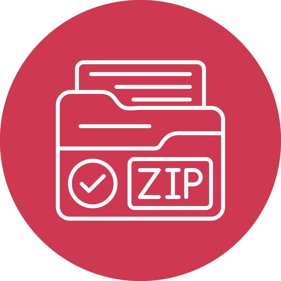 Zip Creative Interface Art vector