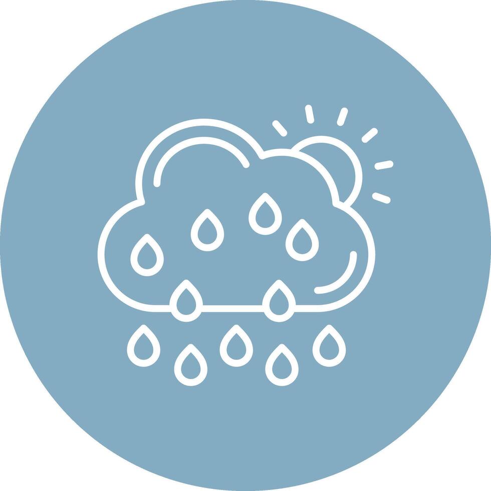 Rainy Stylized Tech Element vector