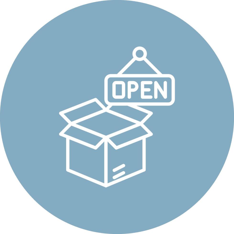 Open Stylish App Element vector