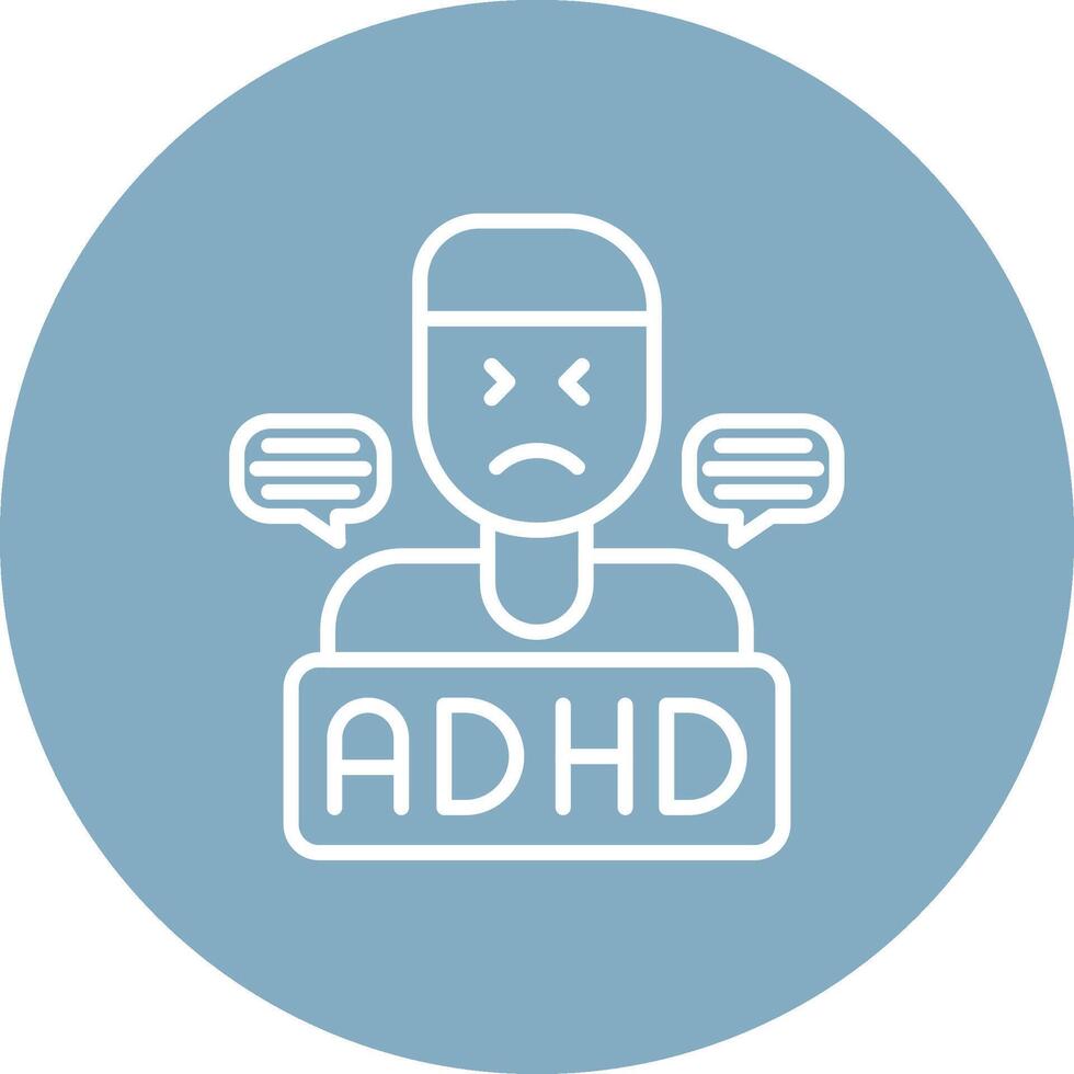 Adhd Web Ready Graphic vector