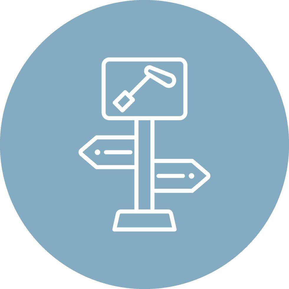 Direction Functional Flat Style vector
