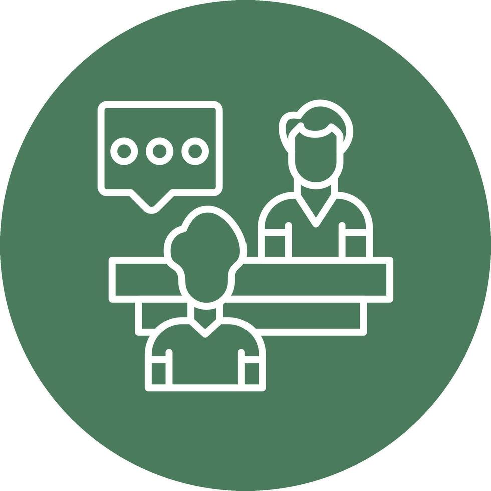 Interview Stylized Tech Element vector