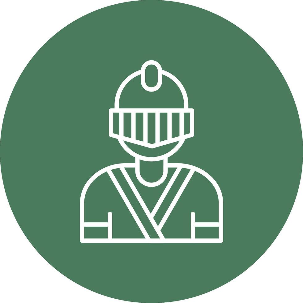 Knight Interactive Icon Badge vector