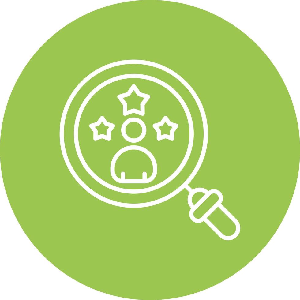 Talent Search Interactive UI Graphic vector