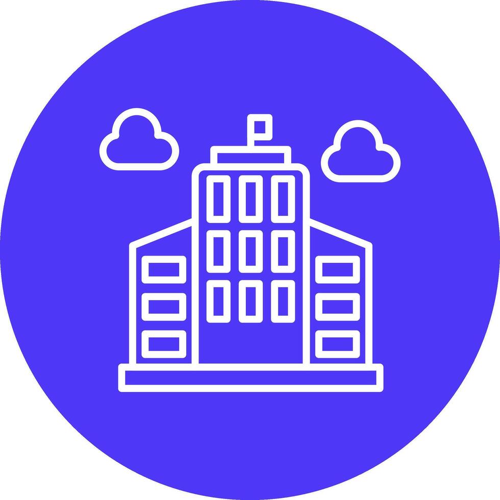 Architecture And City Wireframe Illustration vector