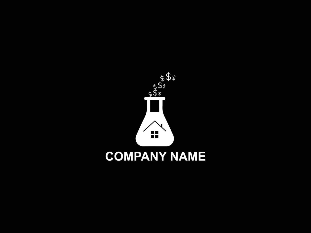Lab home is nice logo design vector