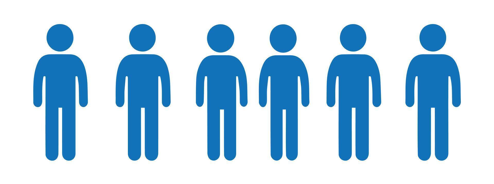 Team Silhouettes for Professional Profiles vector