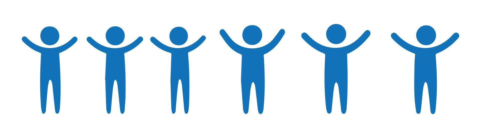 Professional People Icons for HR Visuals vector