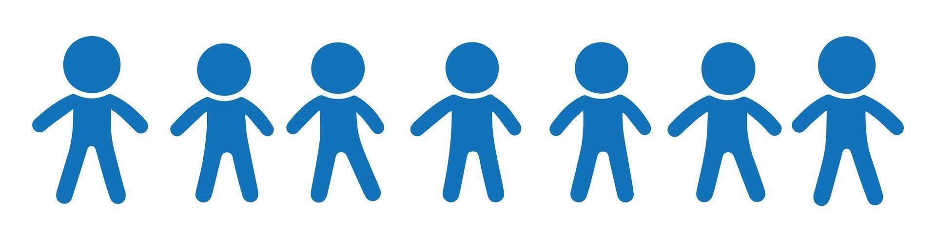 User Silhouettes for Community Engagement vector
