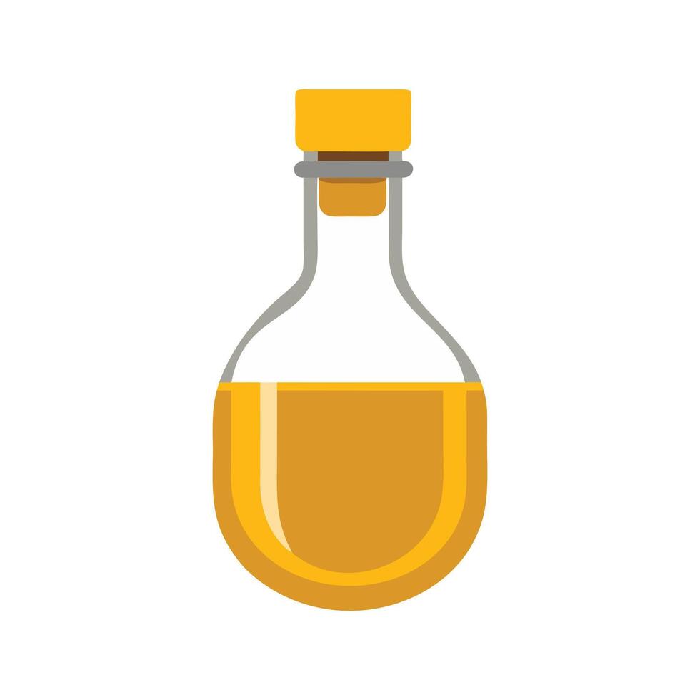 Illustration of a Bottle of Olive Oil for Cooking or Healthy Eating Concepts vector