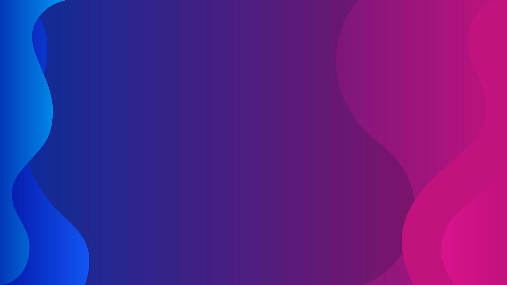 Modern abstract background. Creative geometric background. Curvy and wavy design. Blue and pink gradient background. vector
