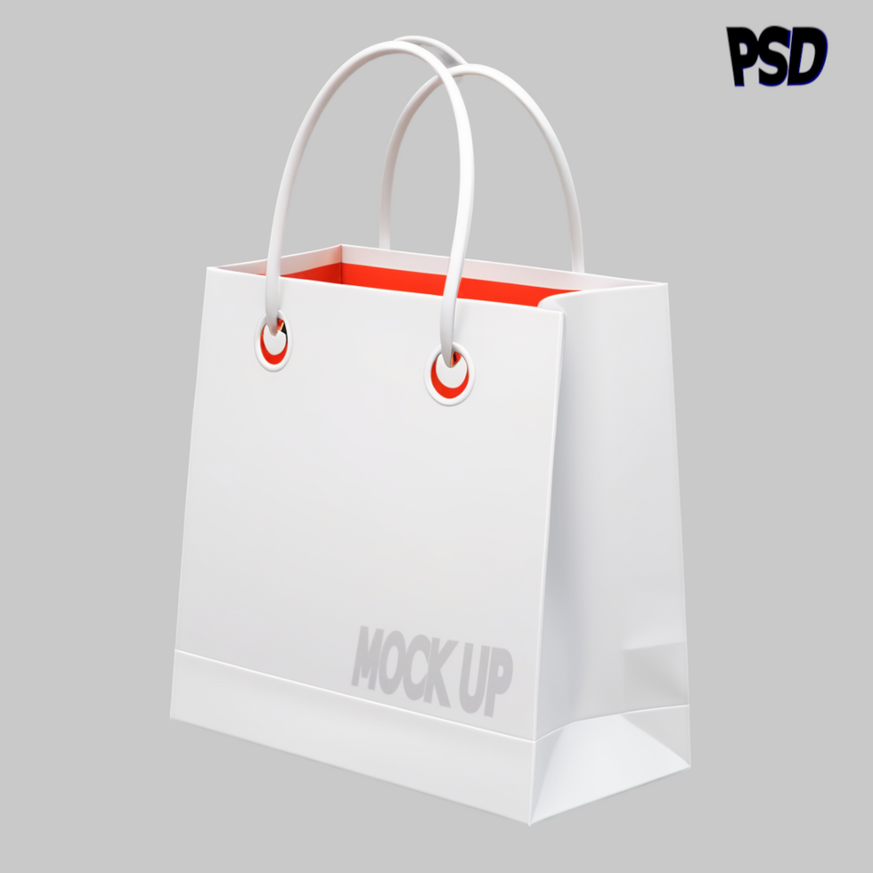 Perfect for fashion or eco conscious brands to highlight minimalist, reusable shopping bag designs in professional presentations. psd