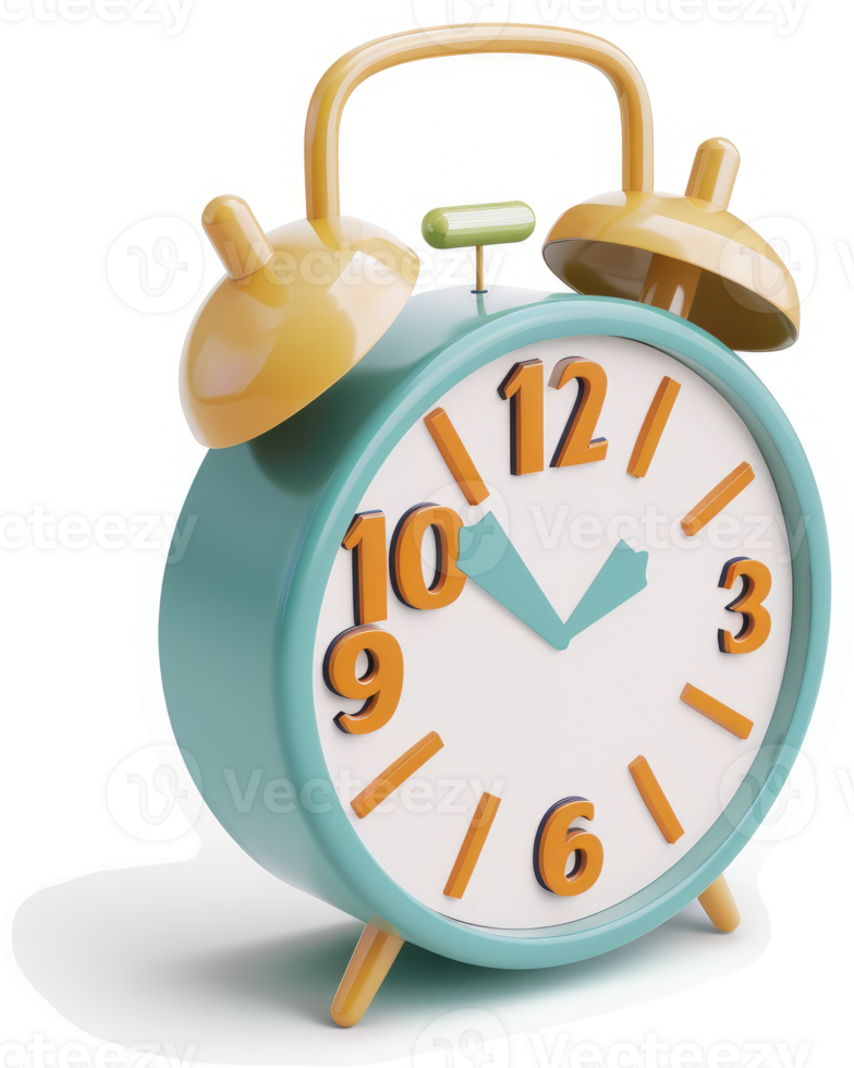 Retro alarm clock displaying a specific time. png