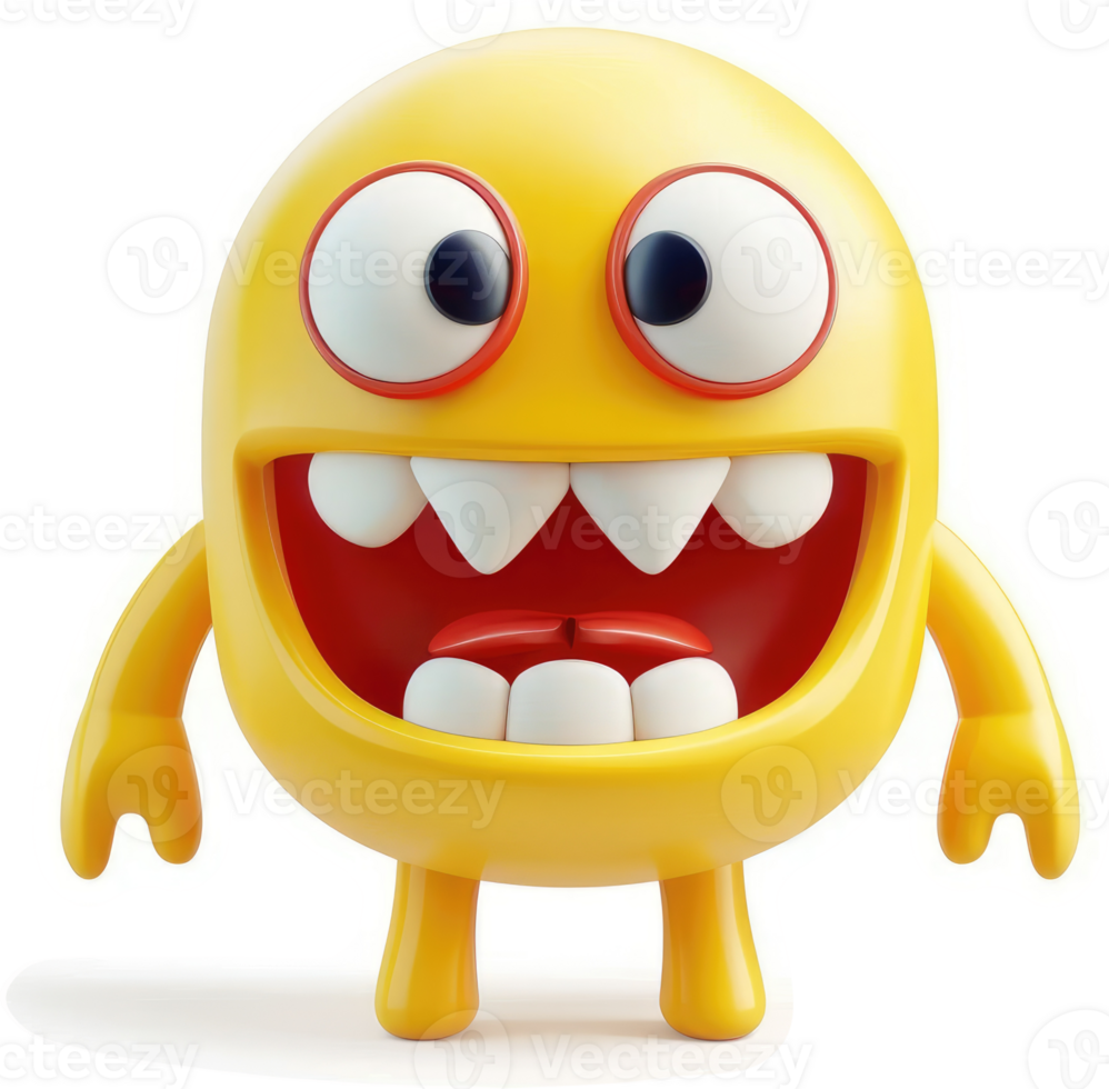 Exuberant, cartoonish monster character. png