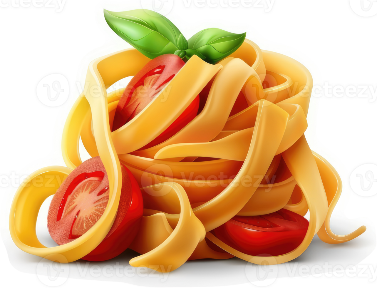 Delicious pasta dish with vibrant cherry tomatoes. png