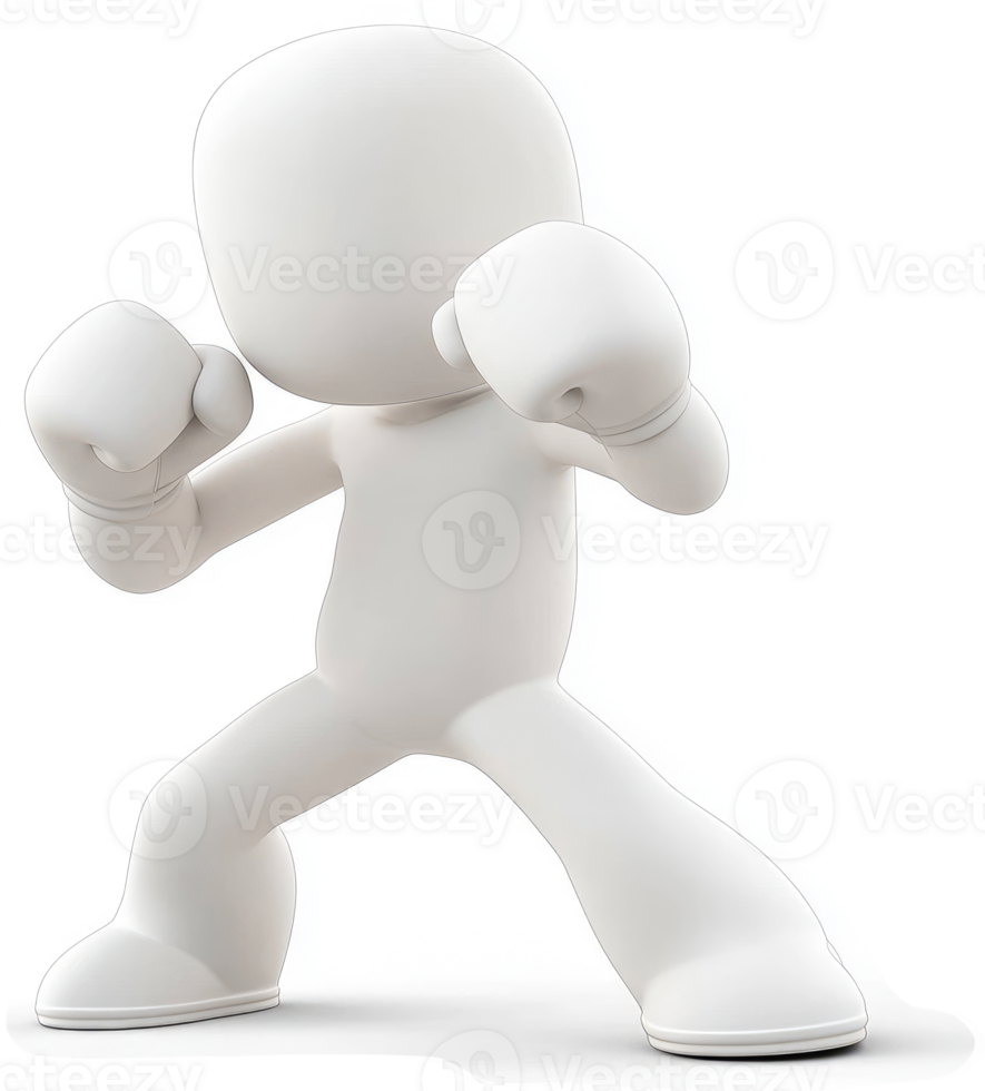 A determined figure embodies readiness for combat. png