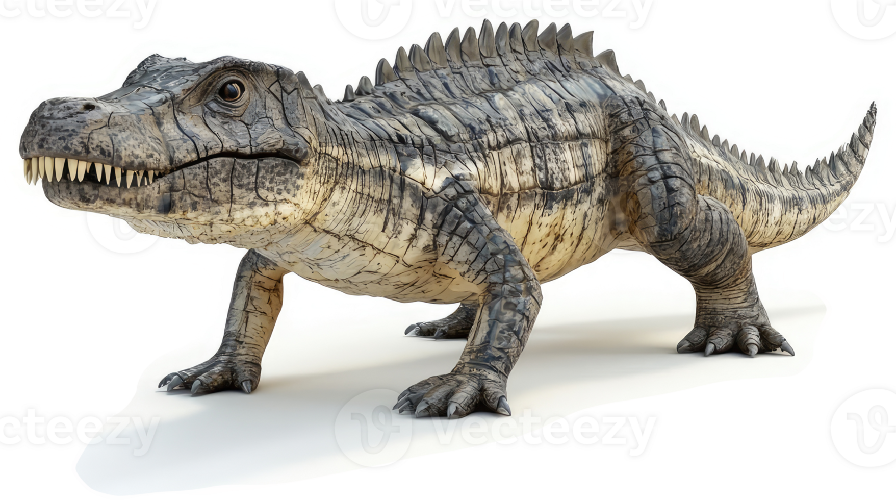 Prehistoric crocodile-like reptile, the Deinosuchus. png