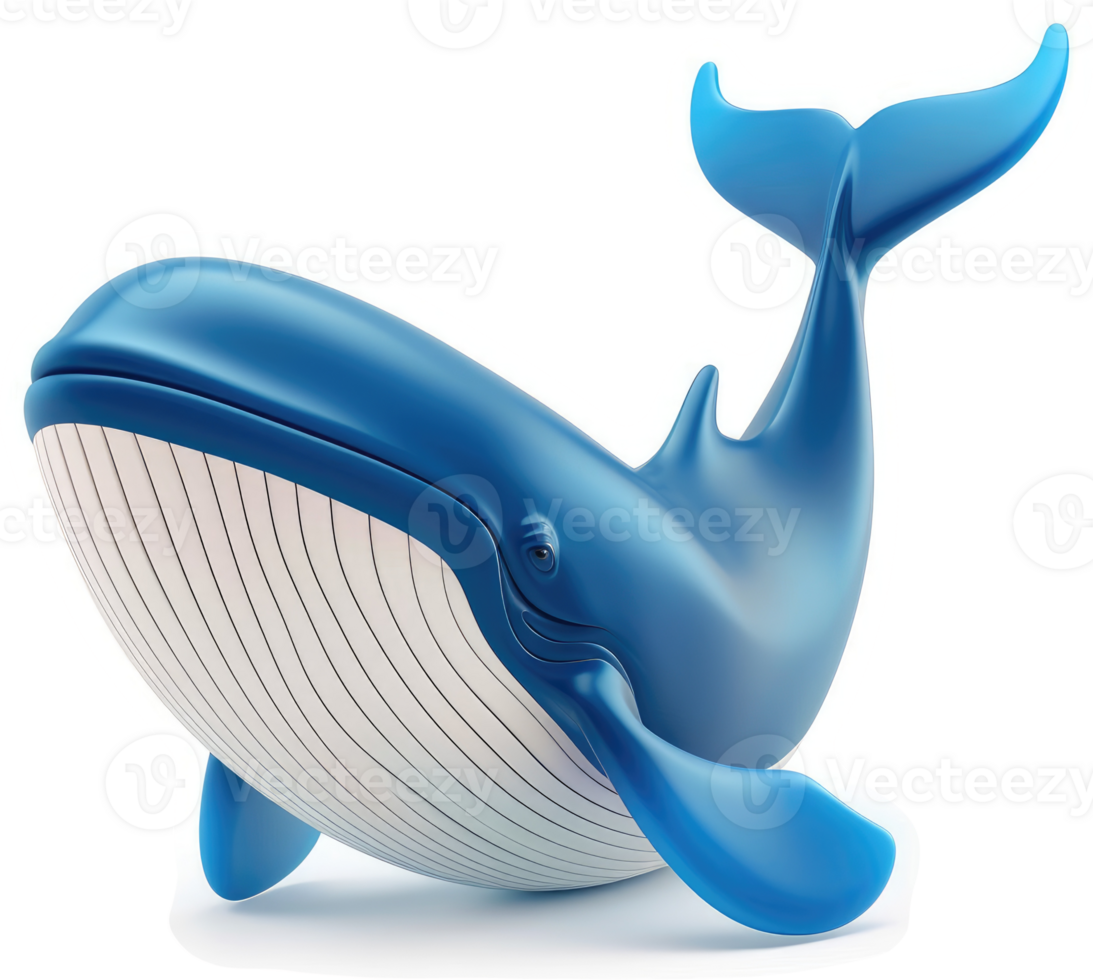 Majestic blue whale, a captivating marine creature. png