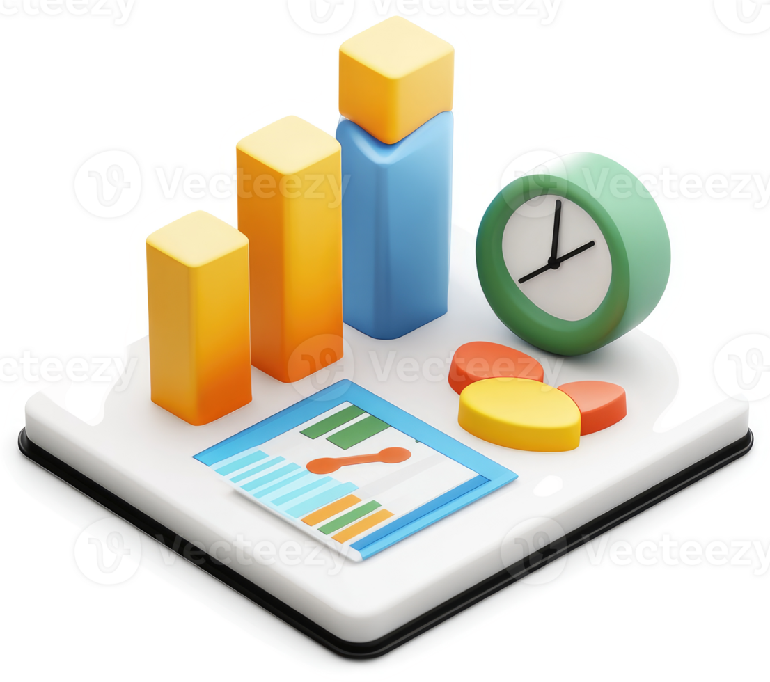 Colorful graphic representation of project management tools and metrics. png