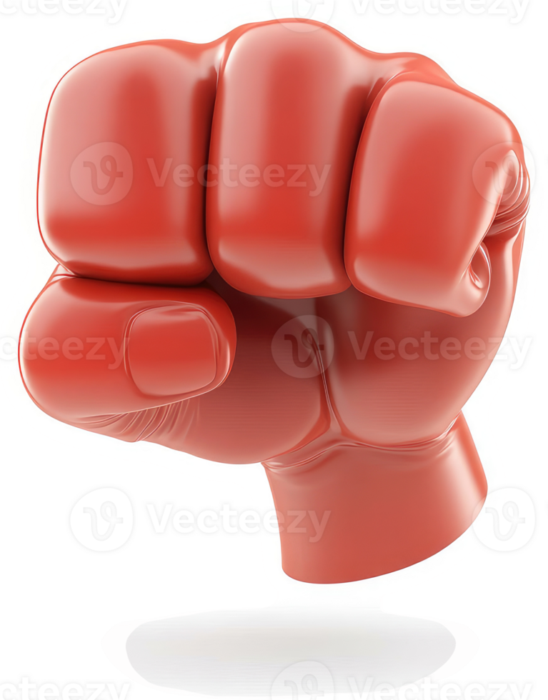 A powerful, clenched fist of determination. png