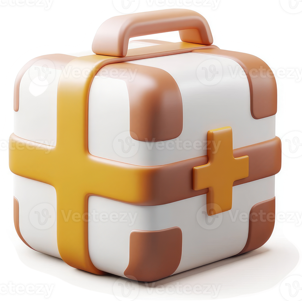 Stylish, modern first-aid kit design. png