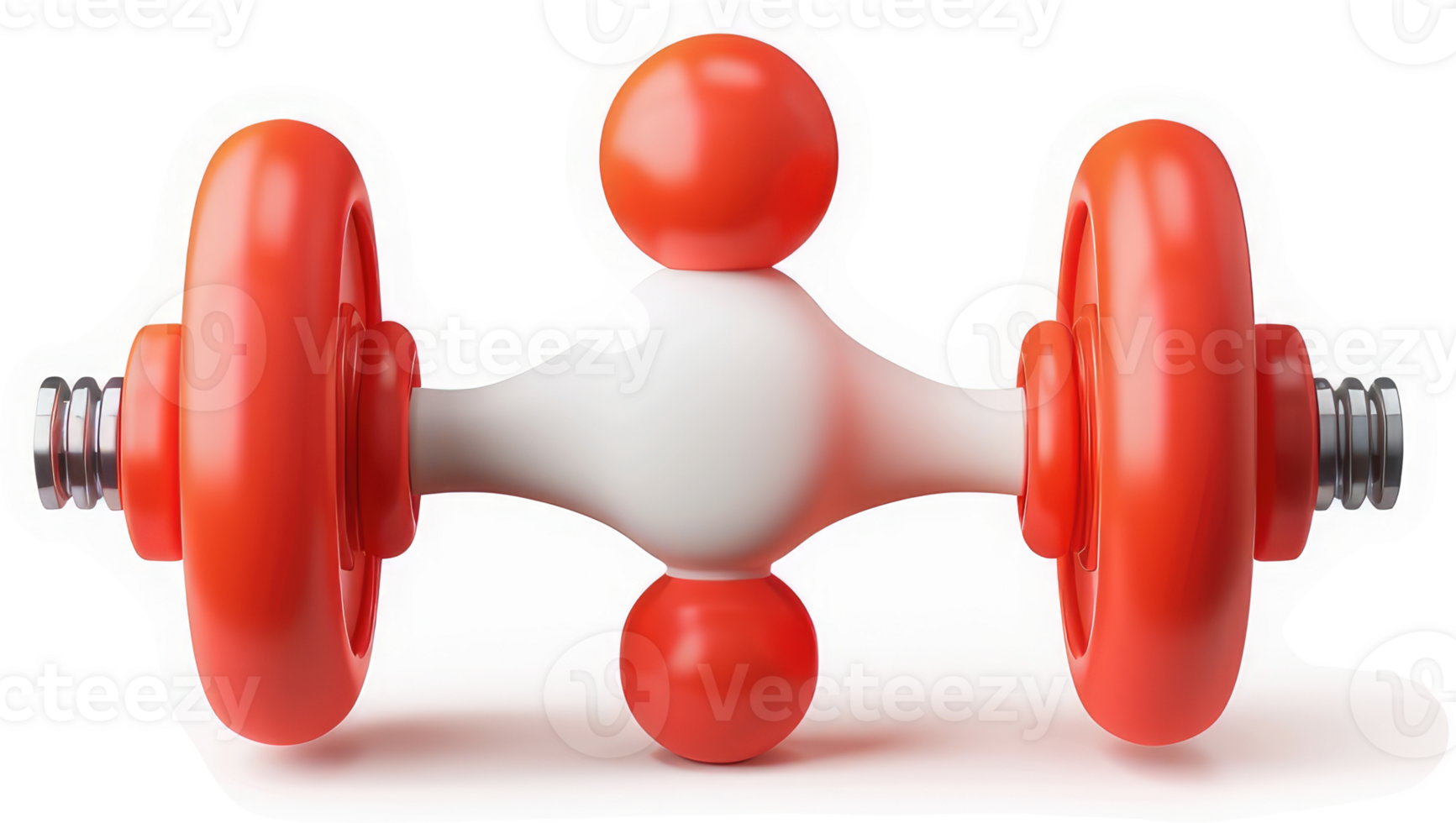 Molecular structure depicted as a dumbbell. png