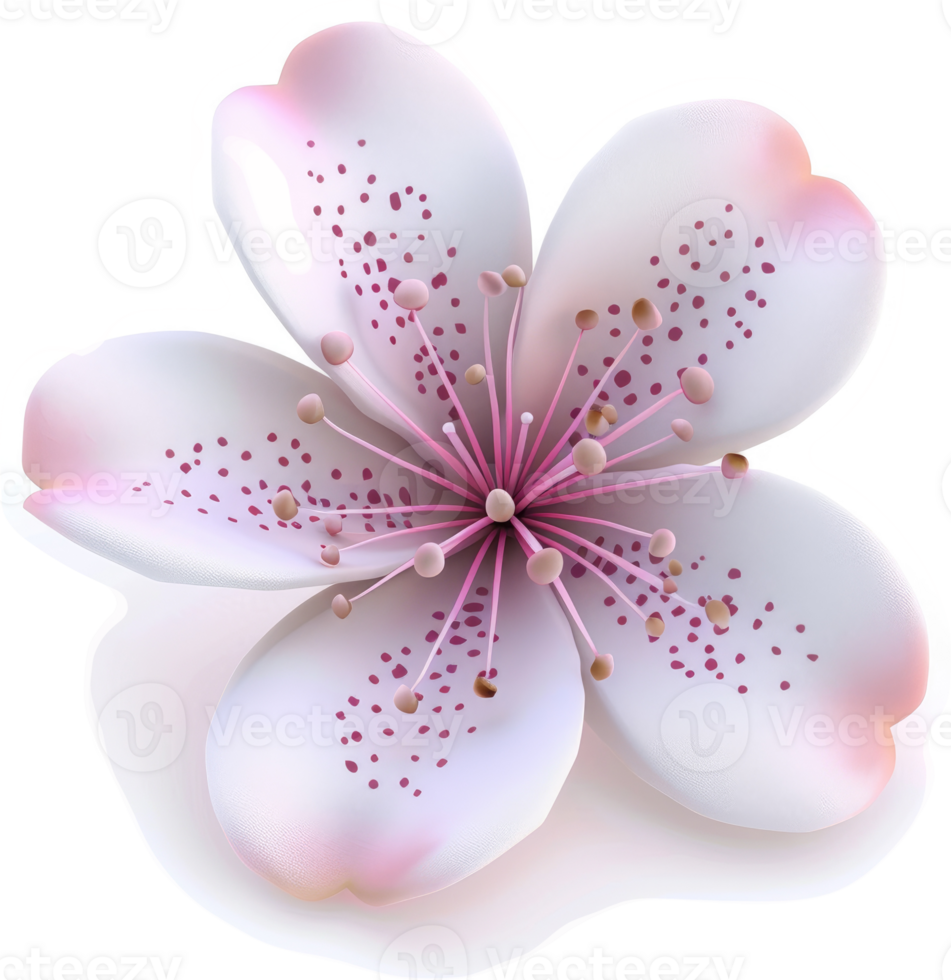 Delicate, vibrant, blossoming, spring flower. png