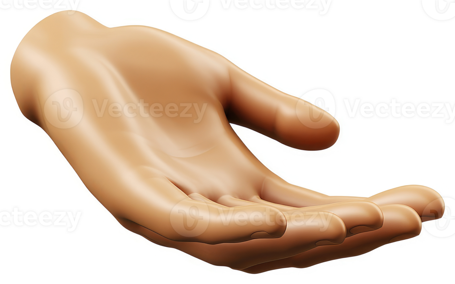 Open hand extends, offering assistance. png