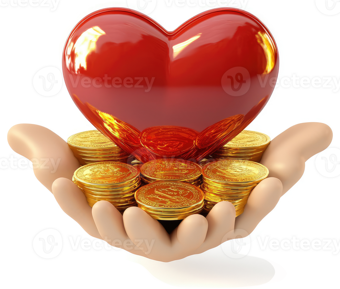 Giving financial support with a caring heart. png