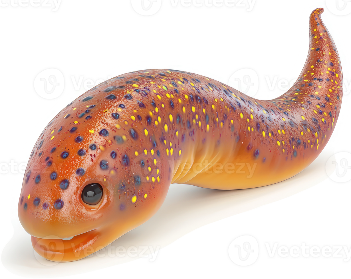 A detailed rendering of a prehistoric fish-like creature. png