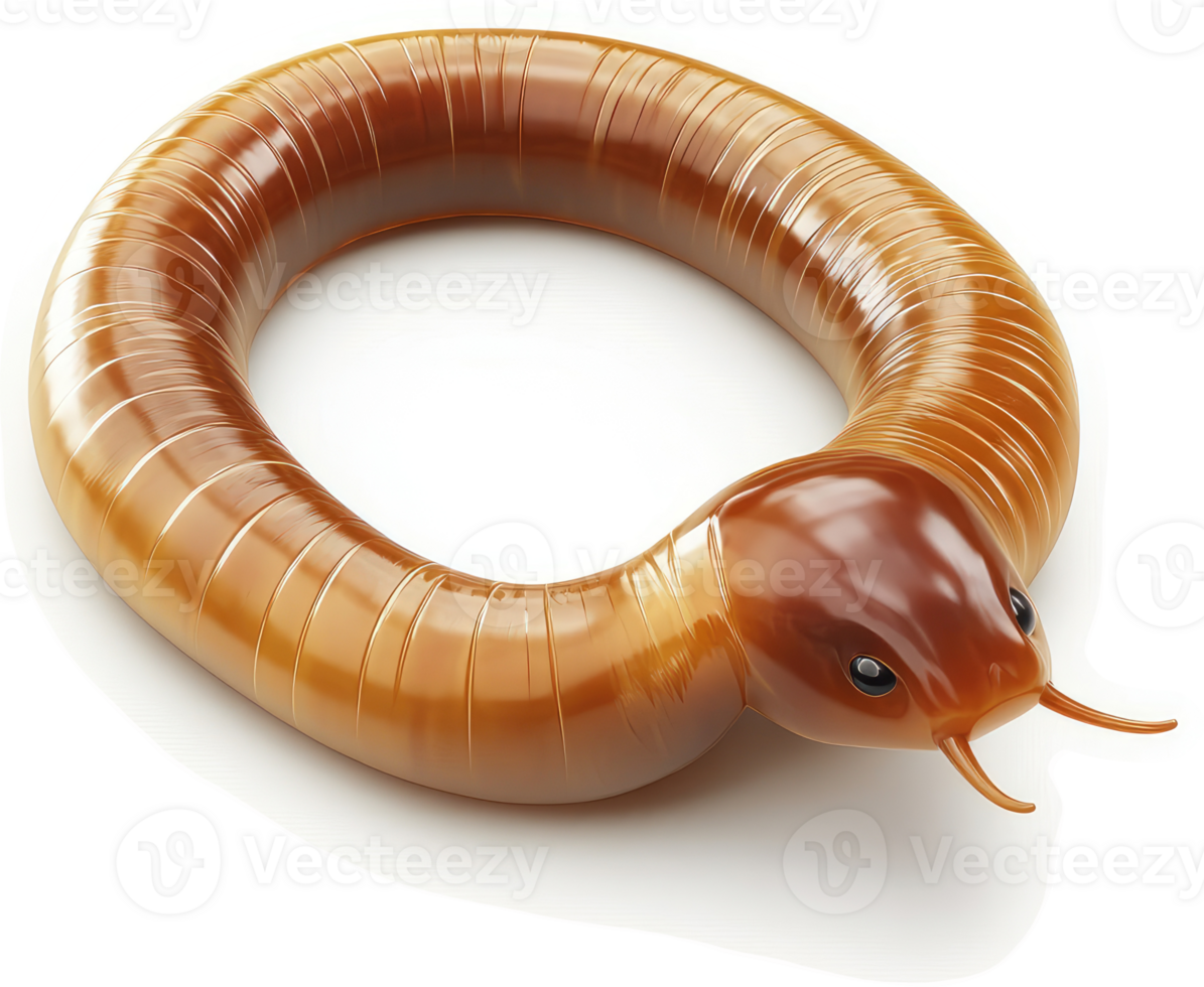 Circular, segmented reptile-like creature forms a continuous ring. png