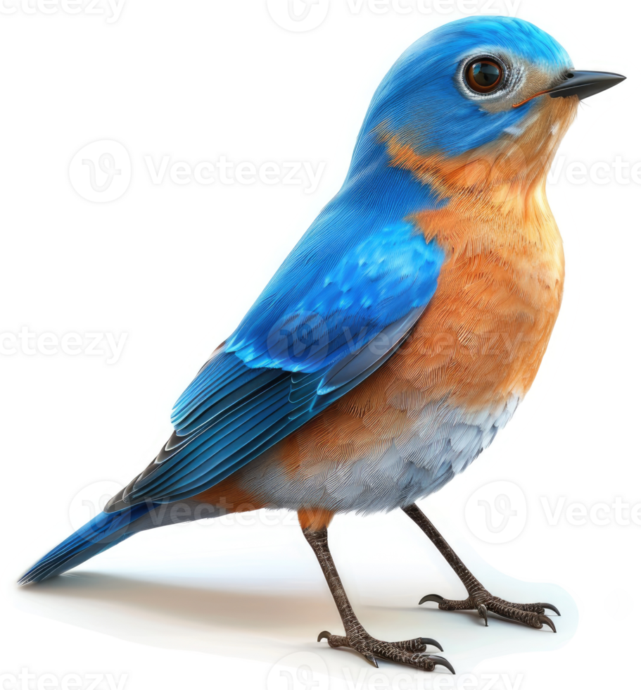 Eastern bluebird in profile view. png