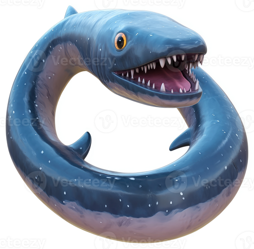 Prehistoric marine life, a circular, predatory creature. png
