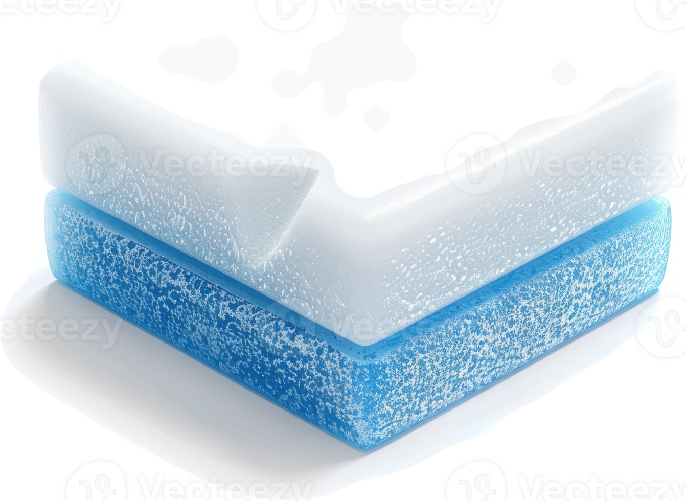 Corner foam cushioning layers for furniture protection. png