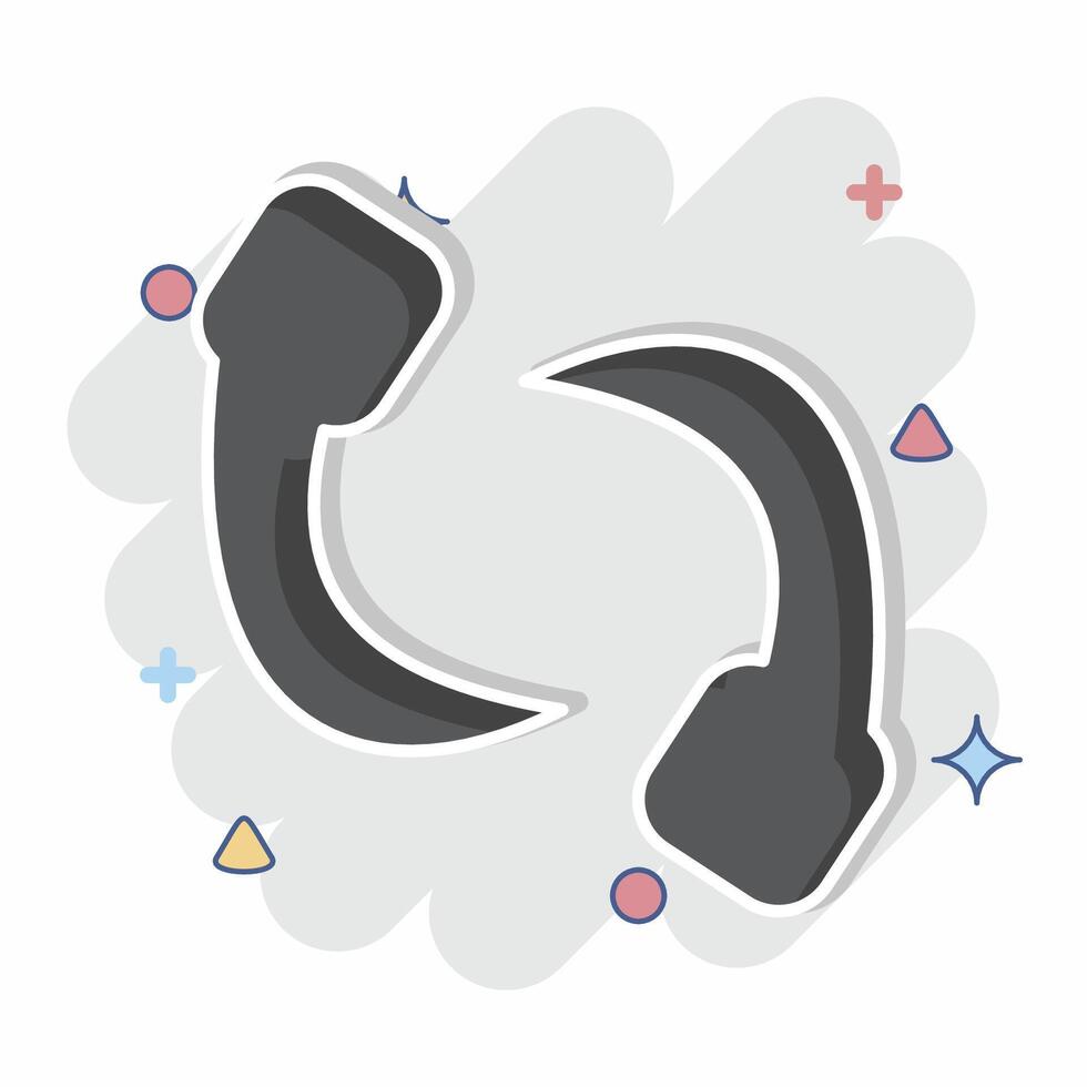 Icon Leech. related to Insects symbol. comic style. design editable vector