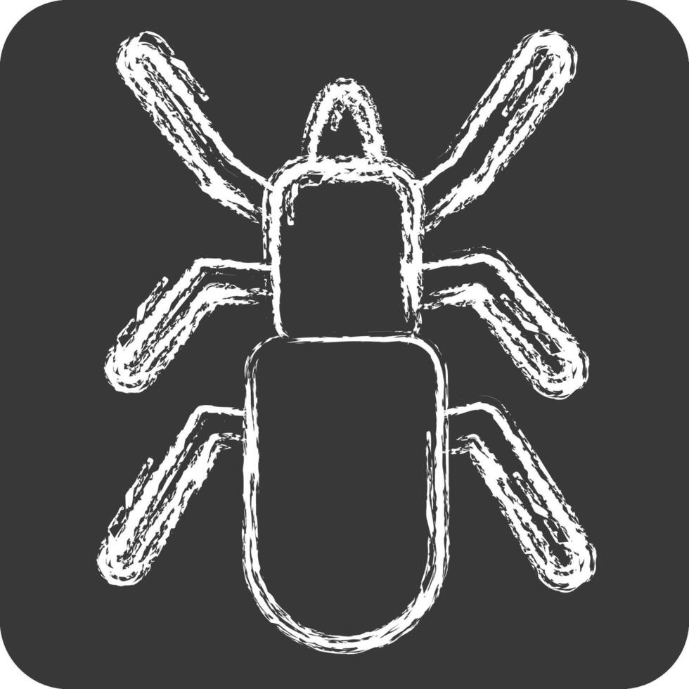 Icon Malware. related to Insects symbol. chalk Style. design editable vector