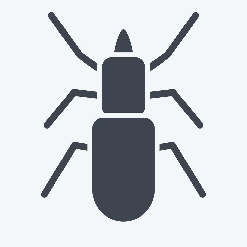 Icon Malware. related to Insects symbol. glyph style. design editable vector