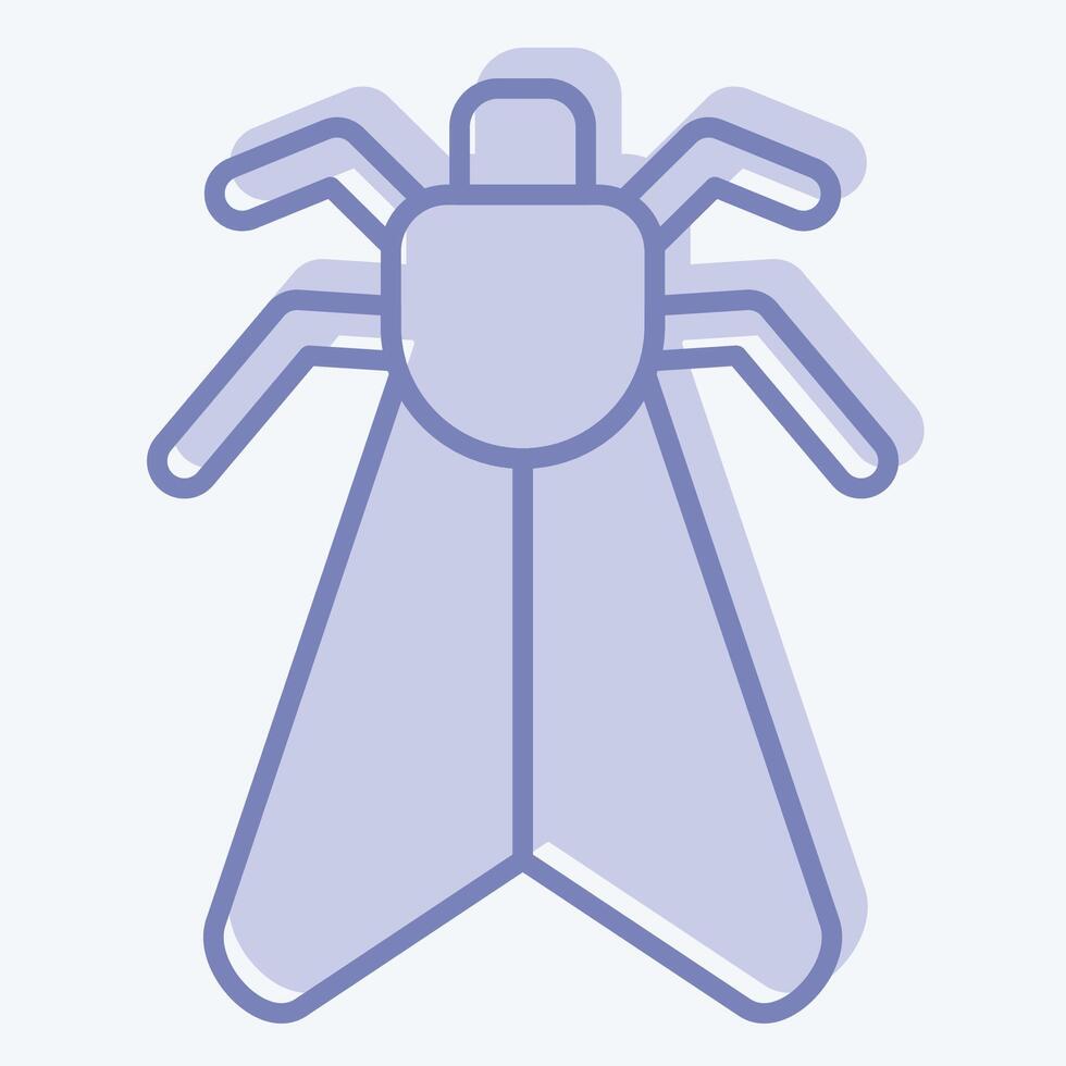 Icon Insect. related to Insects symbol. two tone style. design editable vector